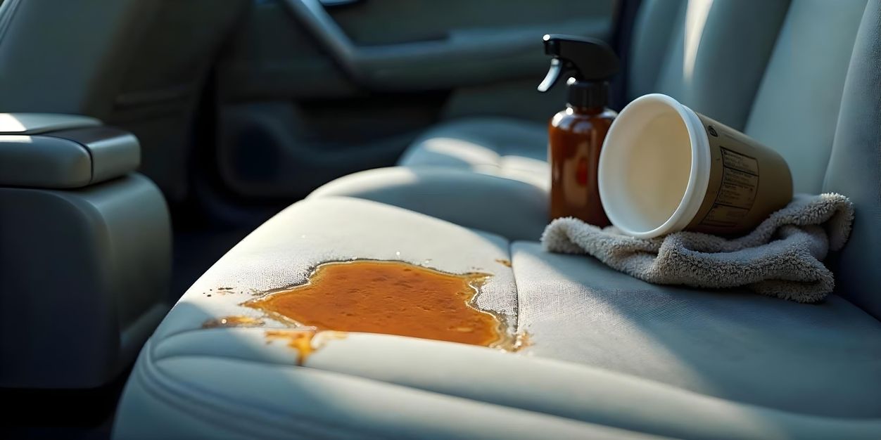 Sól usuwa plamy z kawy sól kuchenną absorbująca rozlaną kawę na tkaninie
