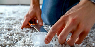 Guma do żucia wklejona w dywan – jak ją usunąć domowymi sposobami? Guma do żucia wklejona w dywan