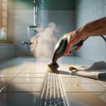 Myjka parowa do fug w kuchni