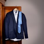 Jacket,,Tie,And,Shirt,Hanging